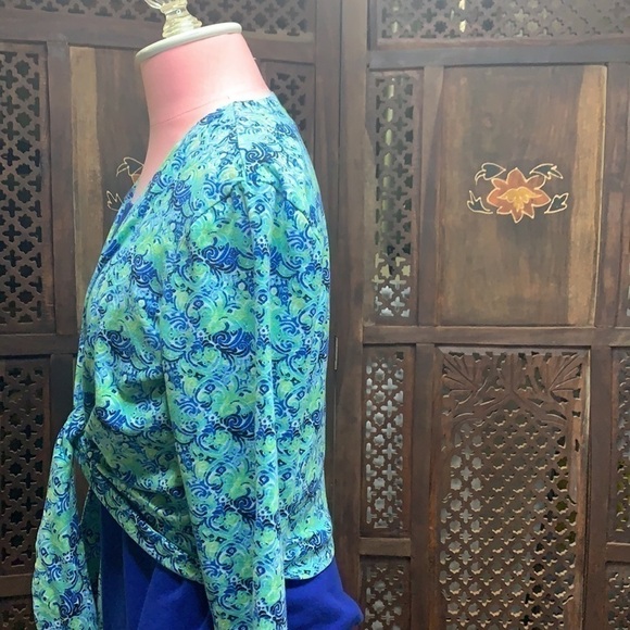 Draper's &Damon's Destination Knits Printed  Shrug - Picture 3 of 8